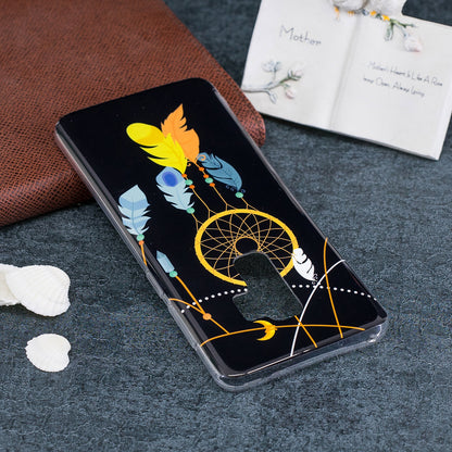 Patterned Noctilucent IMD Soft TPU Flexible Gel Cover for Samsung Galaxy S9+ G965