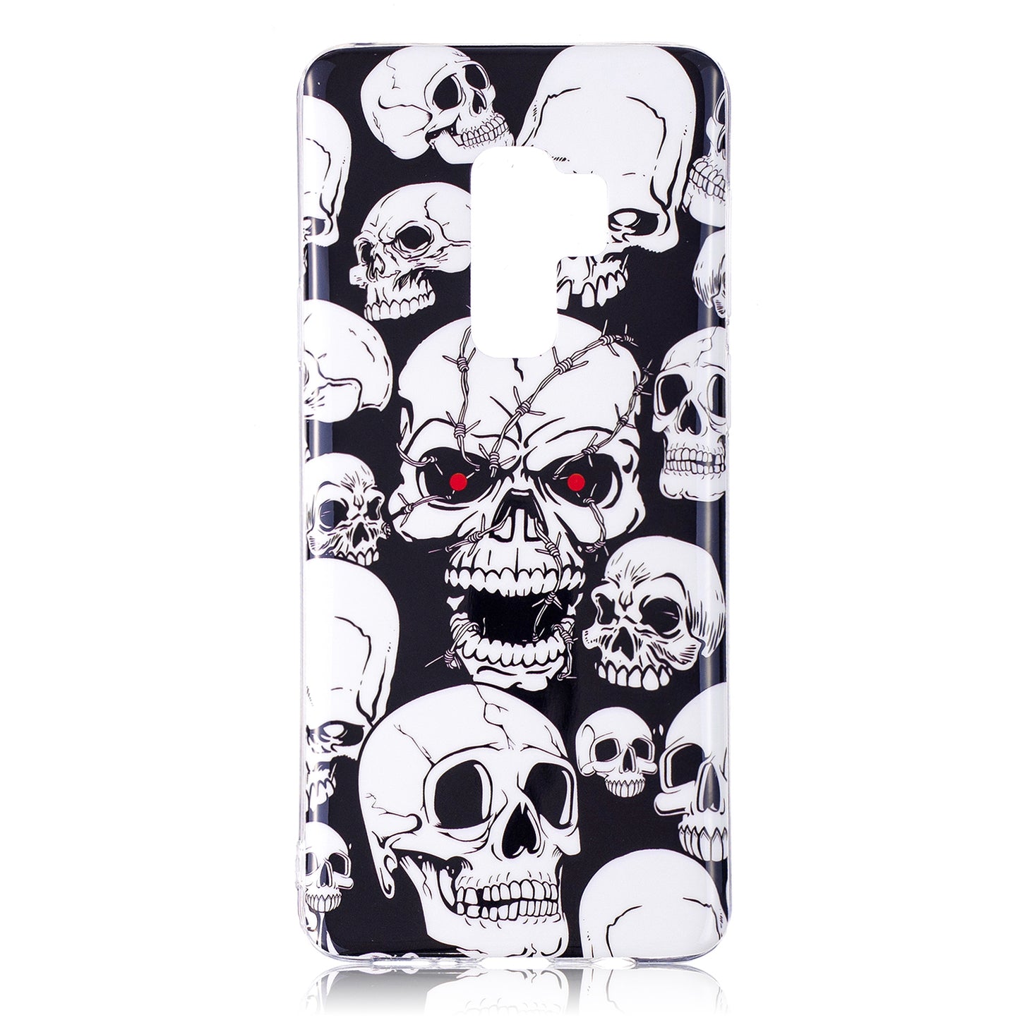 Patterned Noctilucent IMD Soft TPU Flexible Gel Cover for Samsung Galaxy S9+ G965