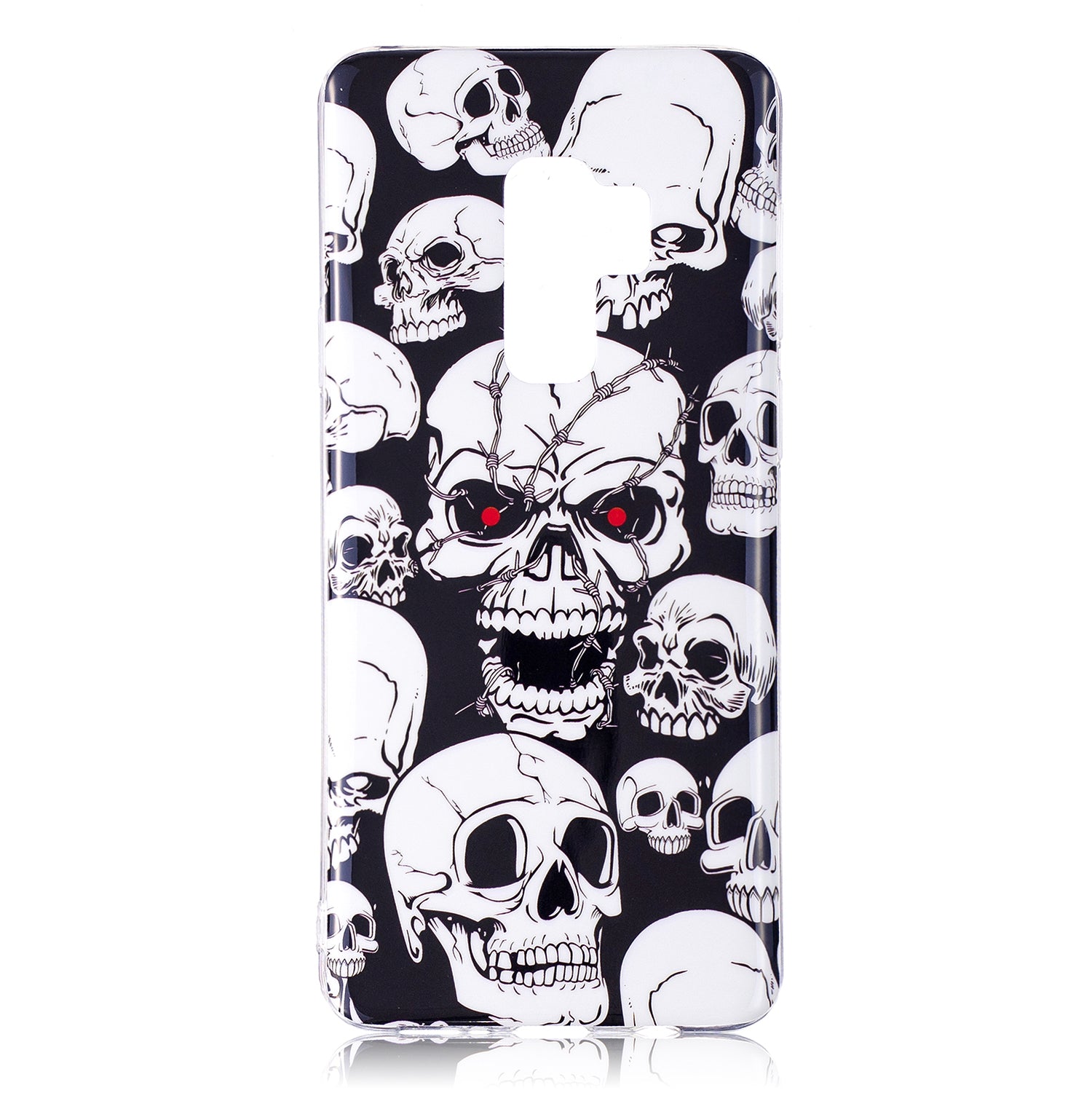 Patterned Noctilucent IMD Soft TPU Flexible Gel Cover for Samsung Galaxy S9+ G965