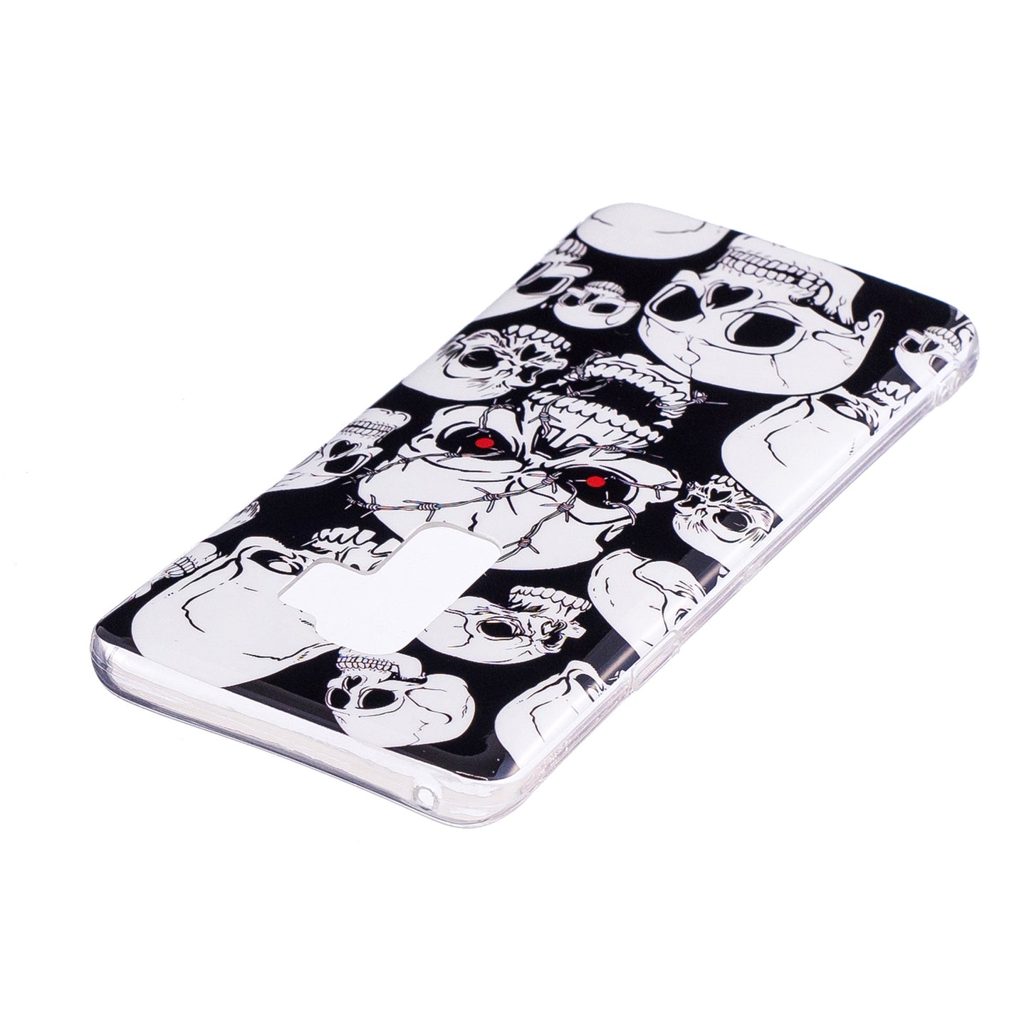 Patterned Noctilucent IMD Soft TPU Flexible Gel Cover for Samsung Galaxy S9+ G965