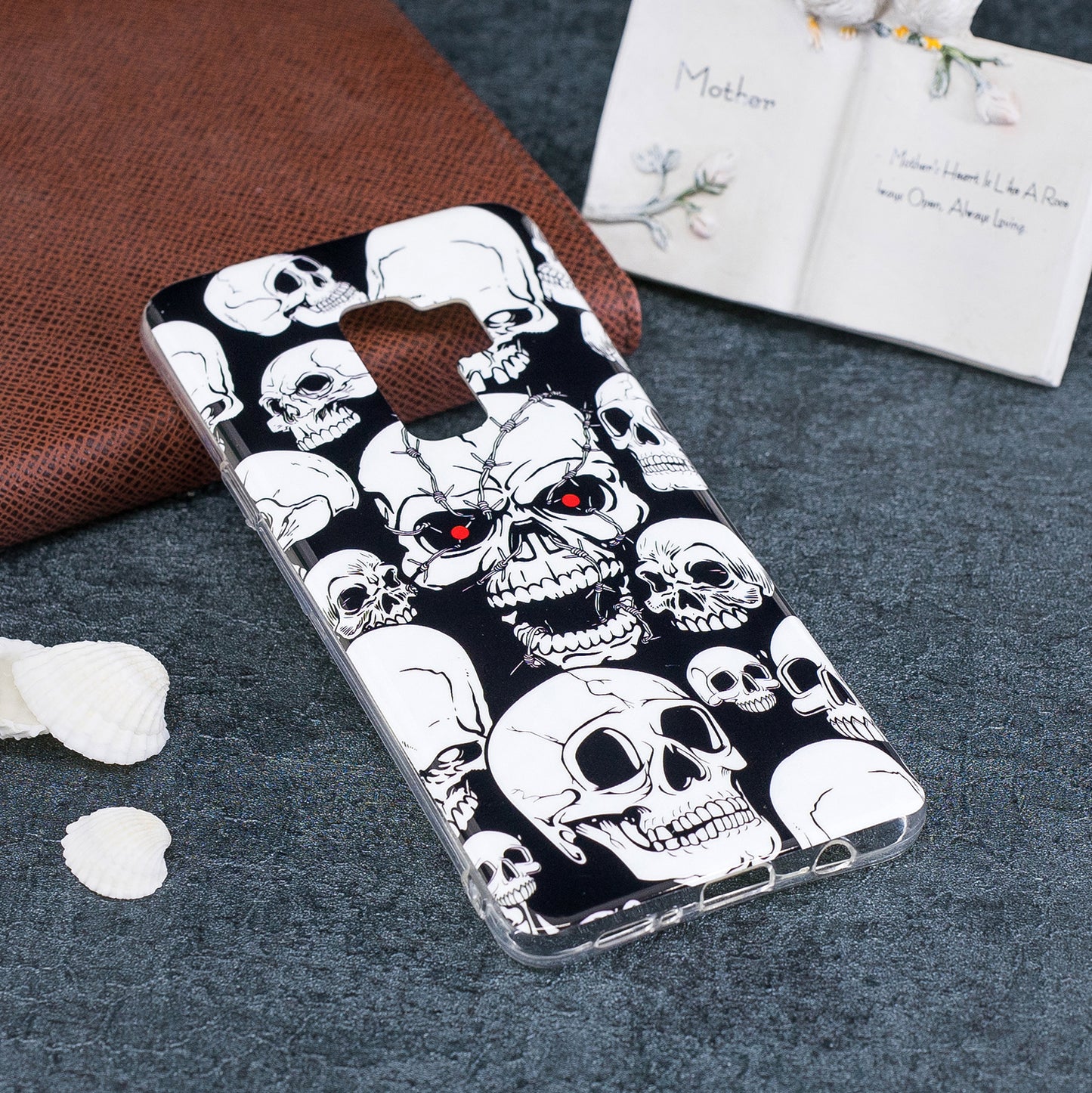 Patterned Noctilucent IMD Soft TPU Flexible Gel Cover for Samsung Galaxy S9+ G965