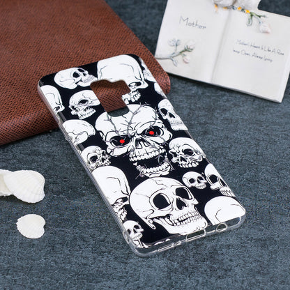Patterned Noctilucent IMD Soft TPU Flexible Gel Cover for Samsung Galaxy S9+ G965