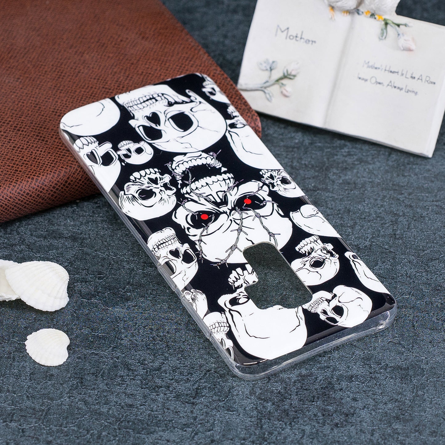 Patterned Noctilucent IMD Soft TPU Flexible Gel Cover for Samsung Galaxy S9+ G965