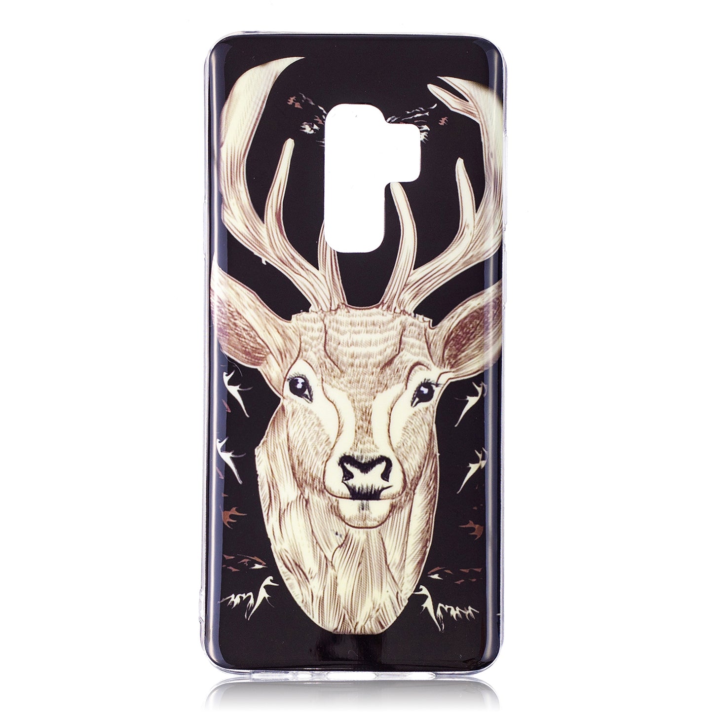 Patterned Noctilucent IMD Soft TPU Flexible Gel Cover for Samsung Galaxy S9+ G965