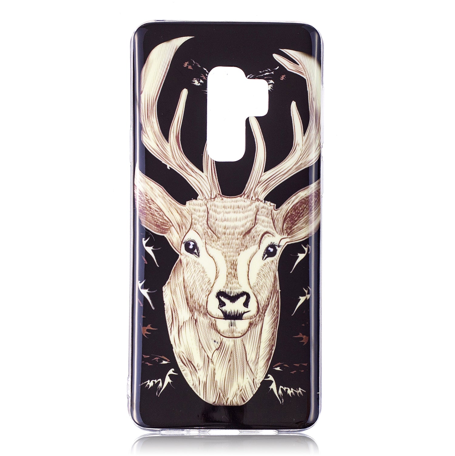 Patterned Noctilucent IMD Soft TPU Flexible Gel Cover for Samsung Galaxy S9+ G965