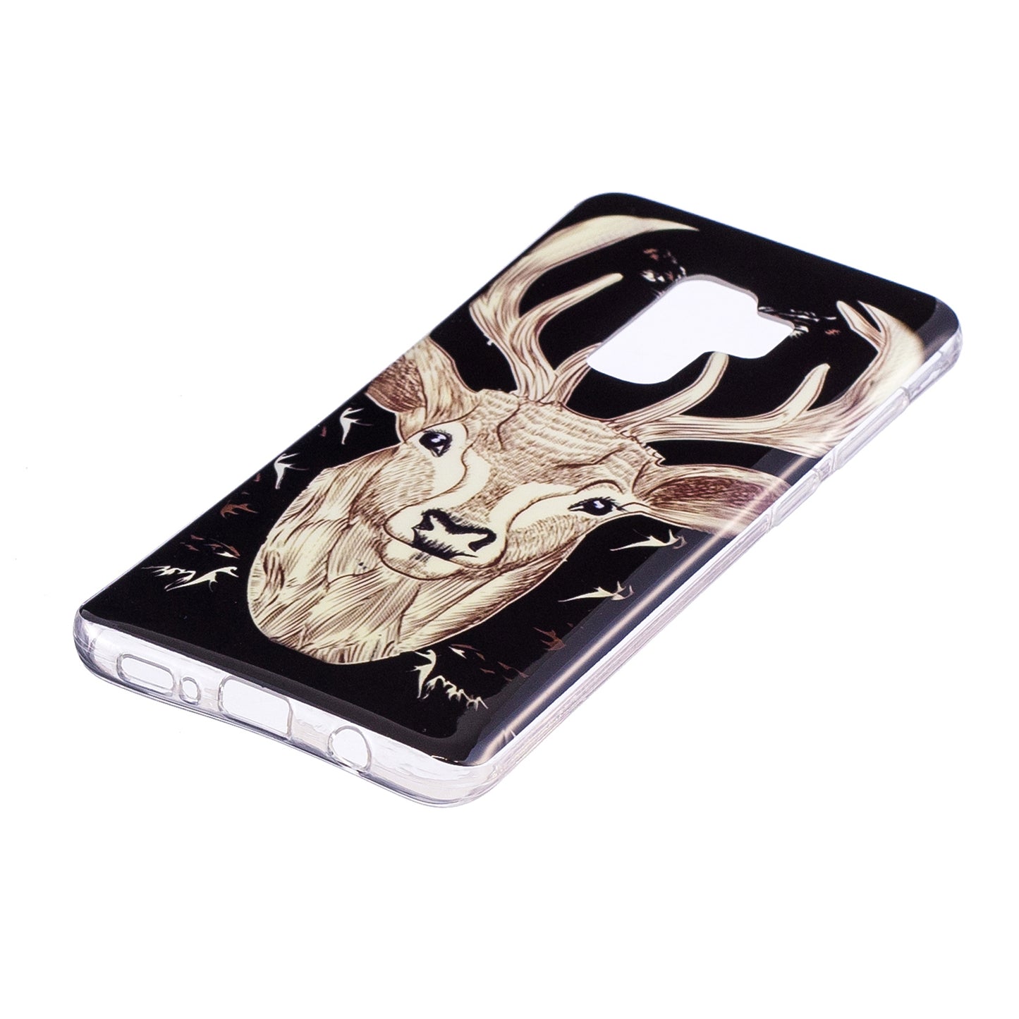 Patterned Noctilucent IMD Soft TPU Flexible Gel Cover for Samsung Galaxy S9+ G965