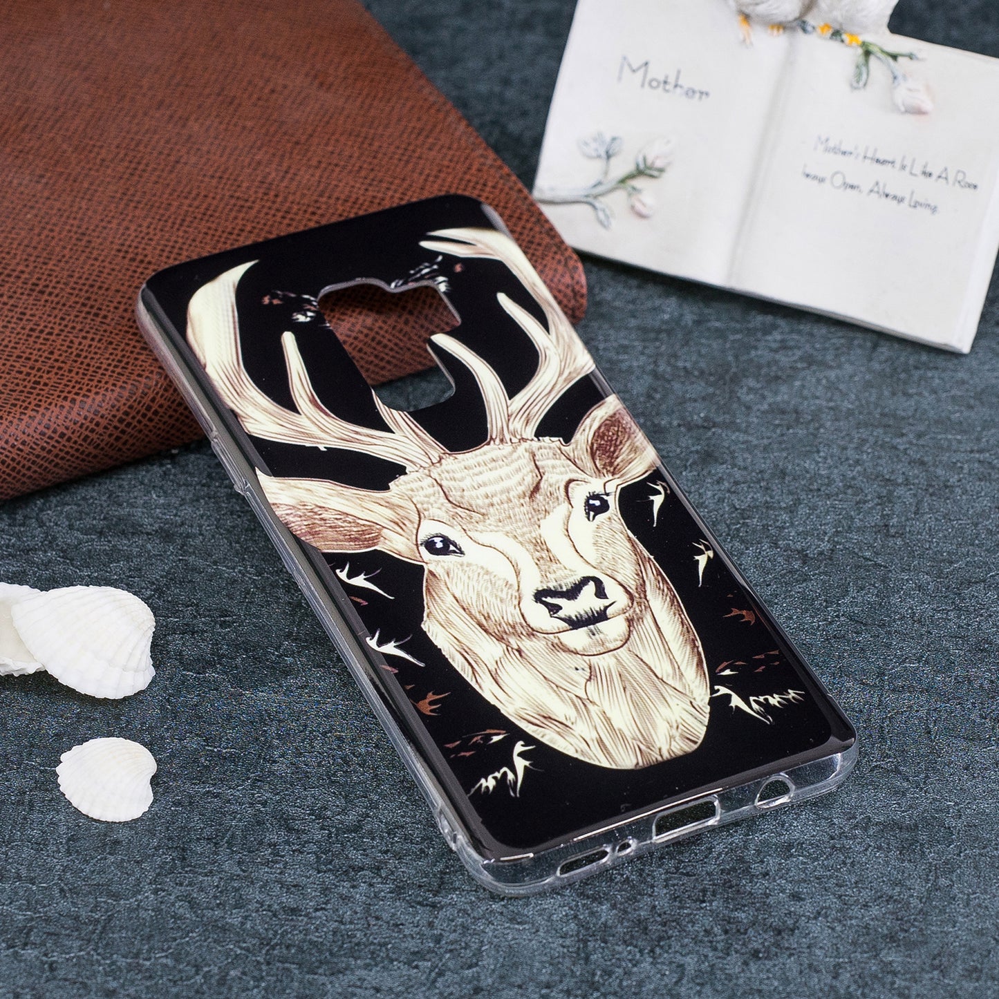 Patterned Noctilucent IMD Soft TPU Flexible Gel Cover for Samsung Galaxy S9+ G965