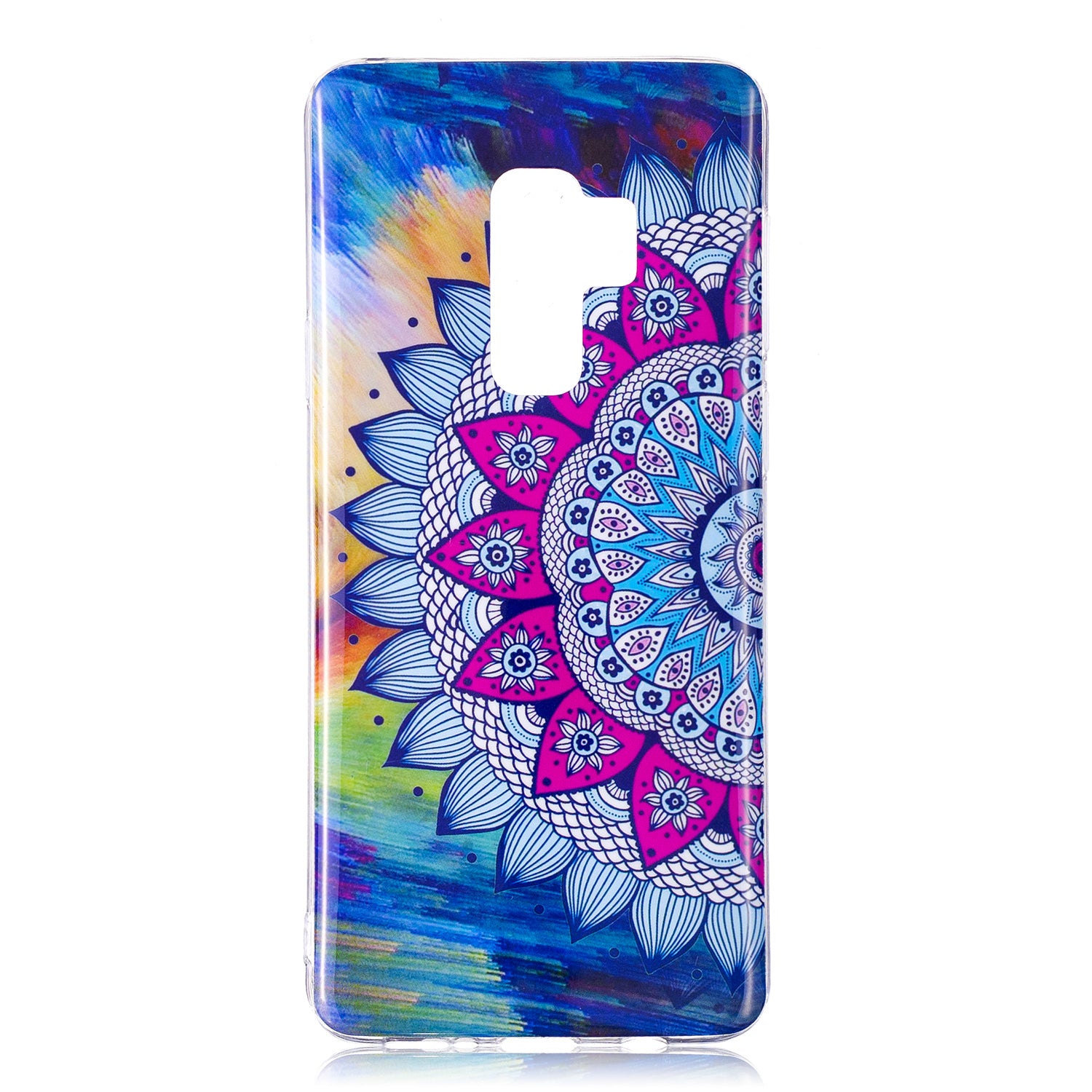 Patterned Noctilucent IMD Soft TPU Flexible Gel Cover for Samsung Galaxy S9+ G965