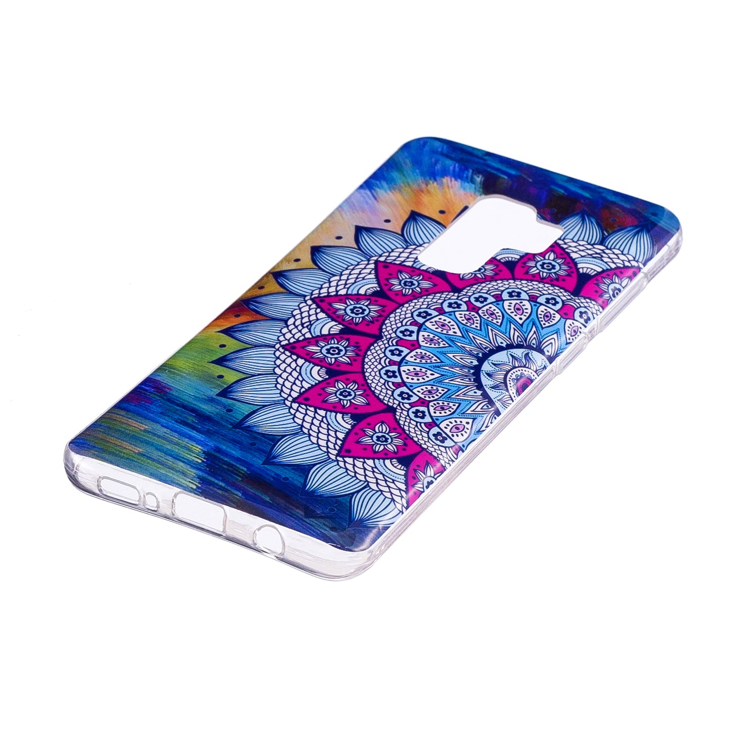 Patterned Noctilucent IMD Soft TPU Flexible Gel Cover for Samsung Galaxy S9+ G965