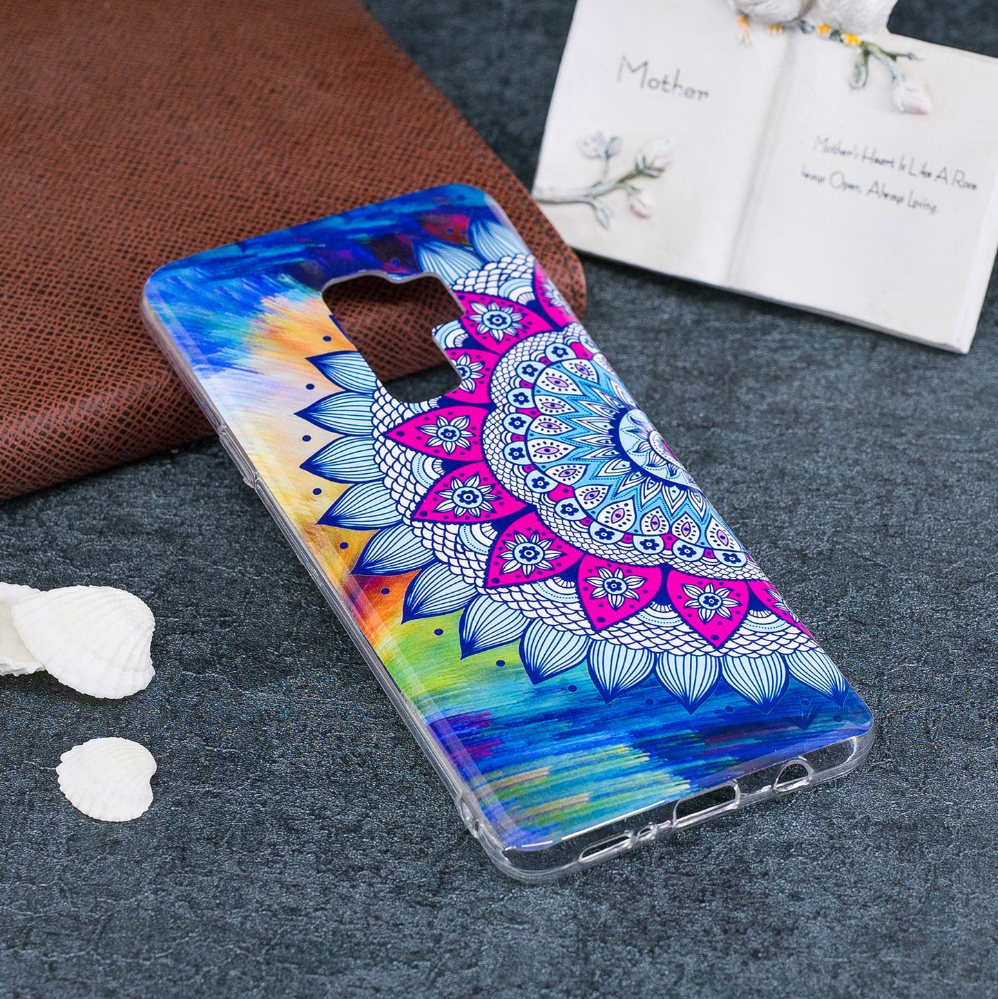 Patterned Noctilucent IMD Soft TPU Flexible Gel Cover for Samsung Galaxy S9+ G965