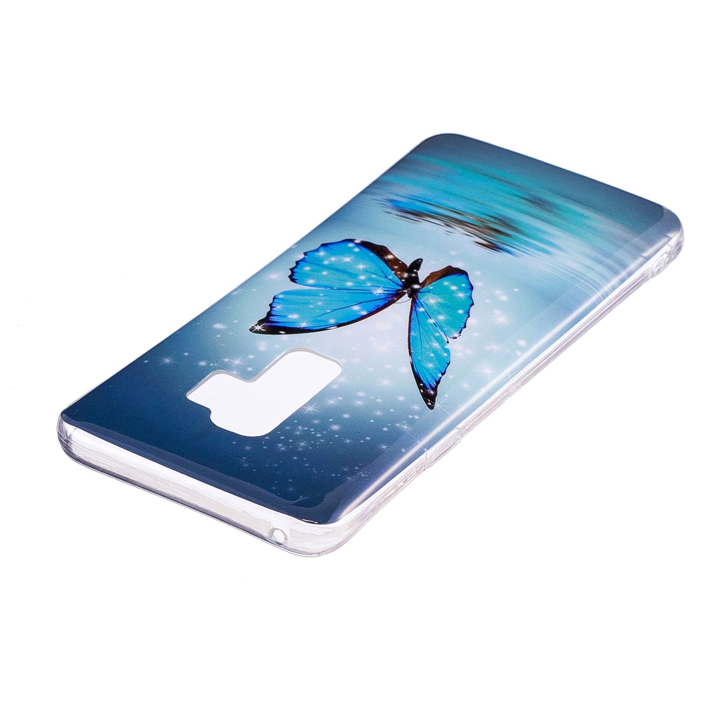 Patterned Noctilucent IMD Soft TPU Flexible Gel Cover for Samsung Galaxy S9+ G965