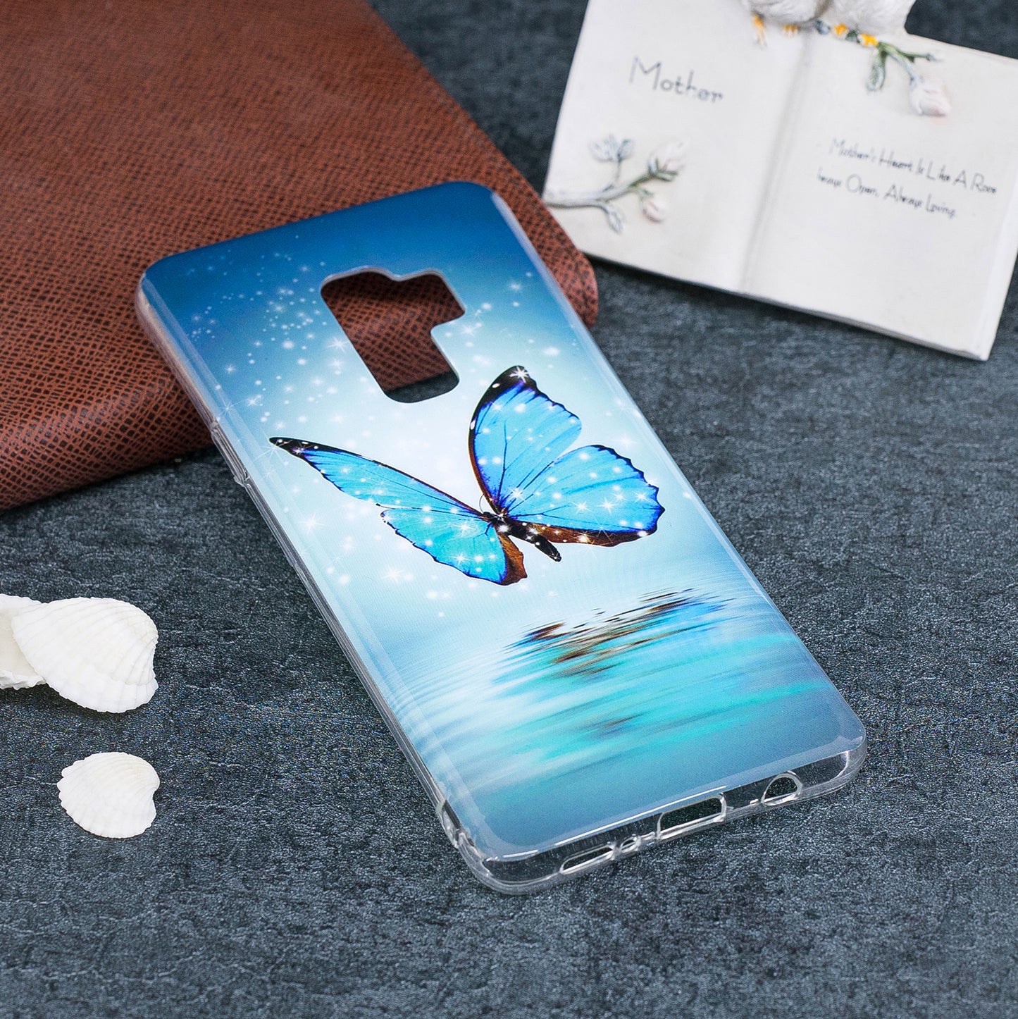 Patterned Noctilucent IMD Soft TPU Flexible Gel Cover for Samsung Galaxy S9+ G965