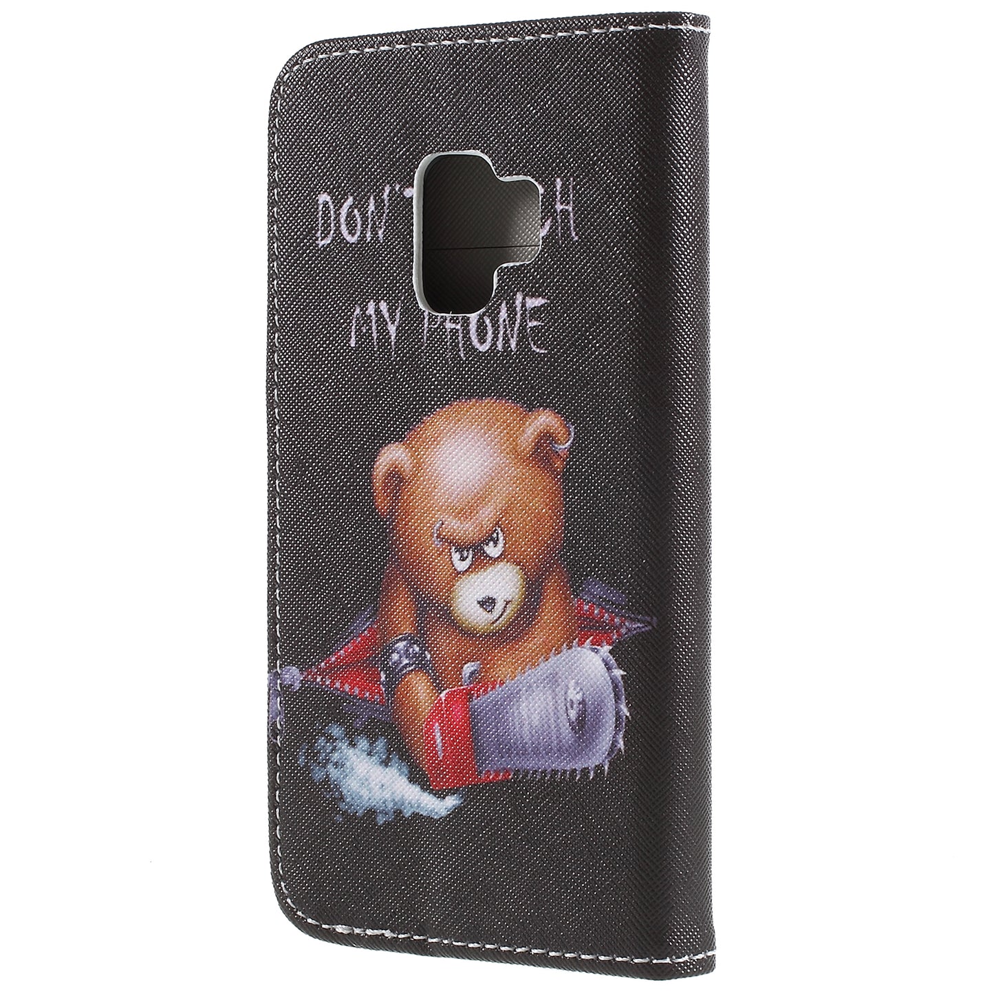 Pattern Printing Cross Texture Stand Wallet Leather Casing for Samsung Galaxy S9 G960