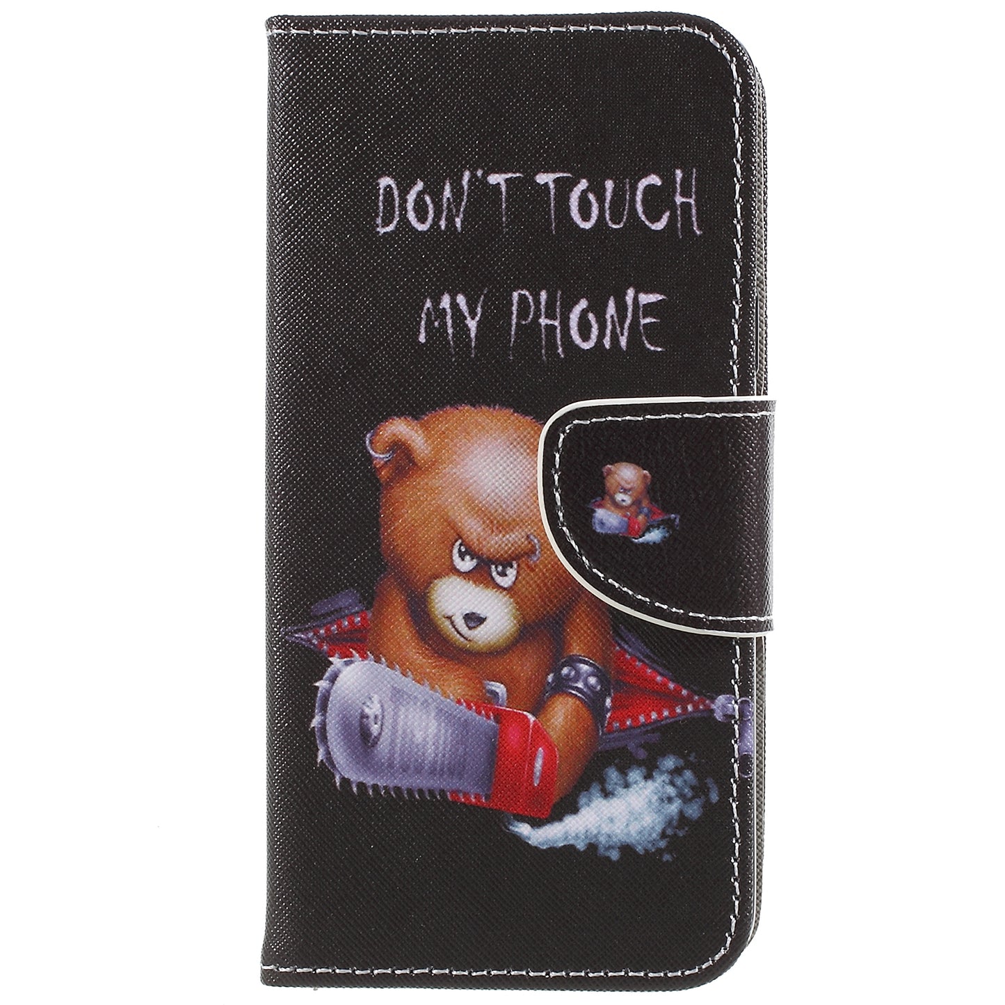 Pattern Printing Cross Texture Stand Wallet Leather Casing for Samsung Galaxy S9 G960