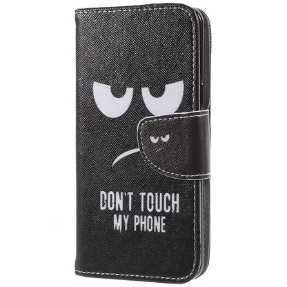 Pattern Printing Cross Texture Stand Wallet Leather Casing for Samsung Galaxy S9 G960