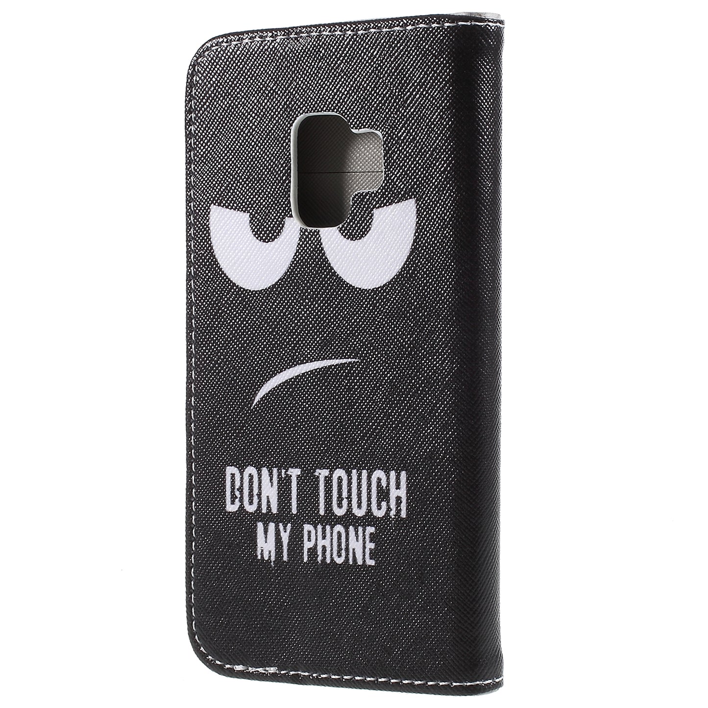 Pattern Printing Cross Texture Stand Wallet Leather Casing for Samsung Galaxy S9 G960