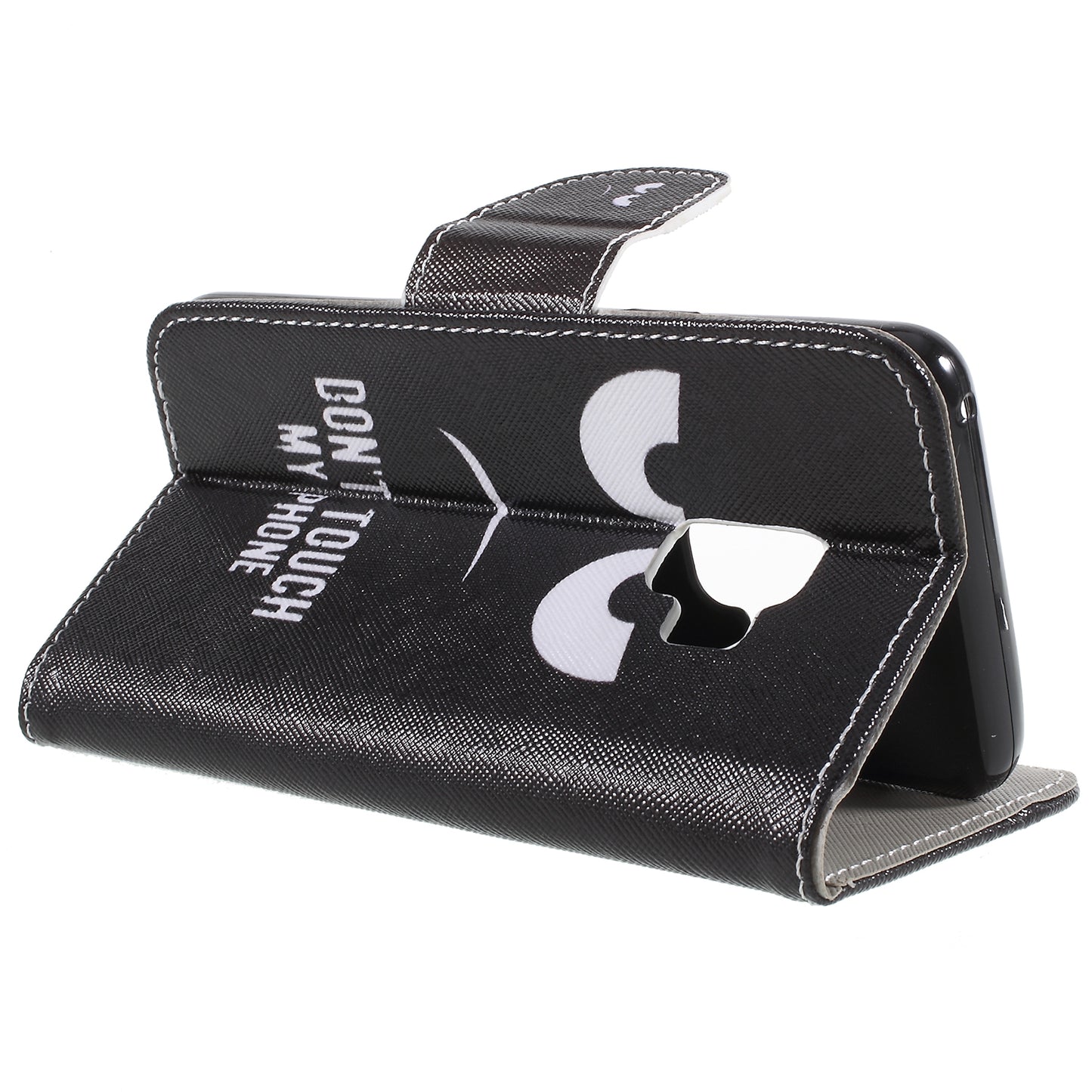 Pattern Printing Cross Texture Stand Wallet Leather Casing for Samsung Galaxy S9 G960