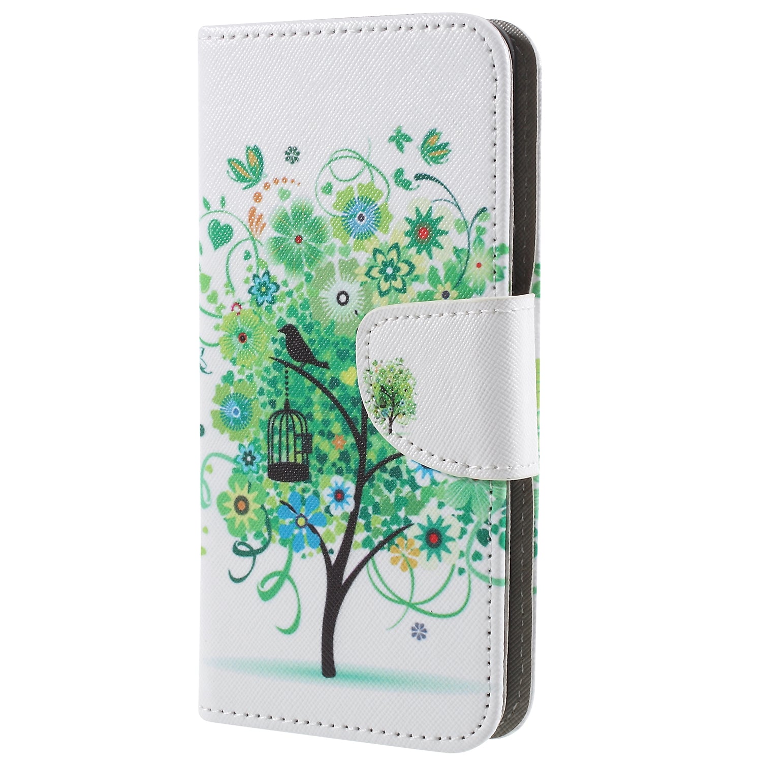 Pattern Printing Cross Texture Stand Wallet Leather Casing for Samsung Galaxy S9 G960