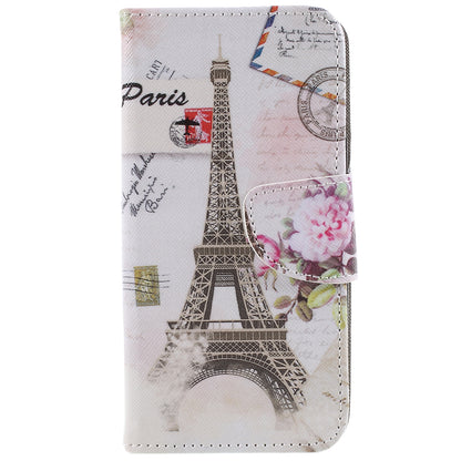Pattern Printing Cross Texture Stand Wallet Leather Casing for Samsung Galaxy S9 G960