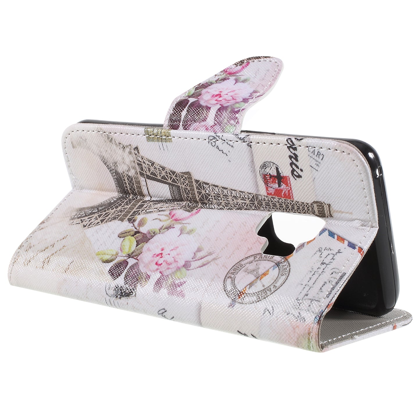 Pattern Printing Cross Texture Stand Wallet Leather Casing for Samsung Galaxy S9 G960