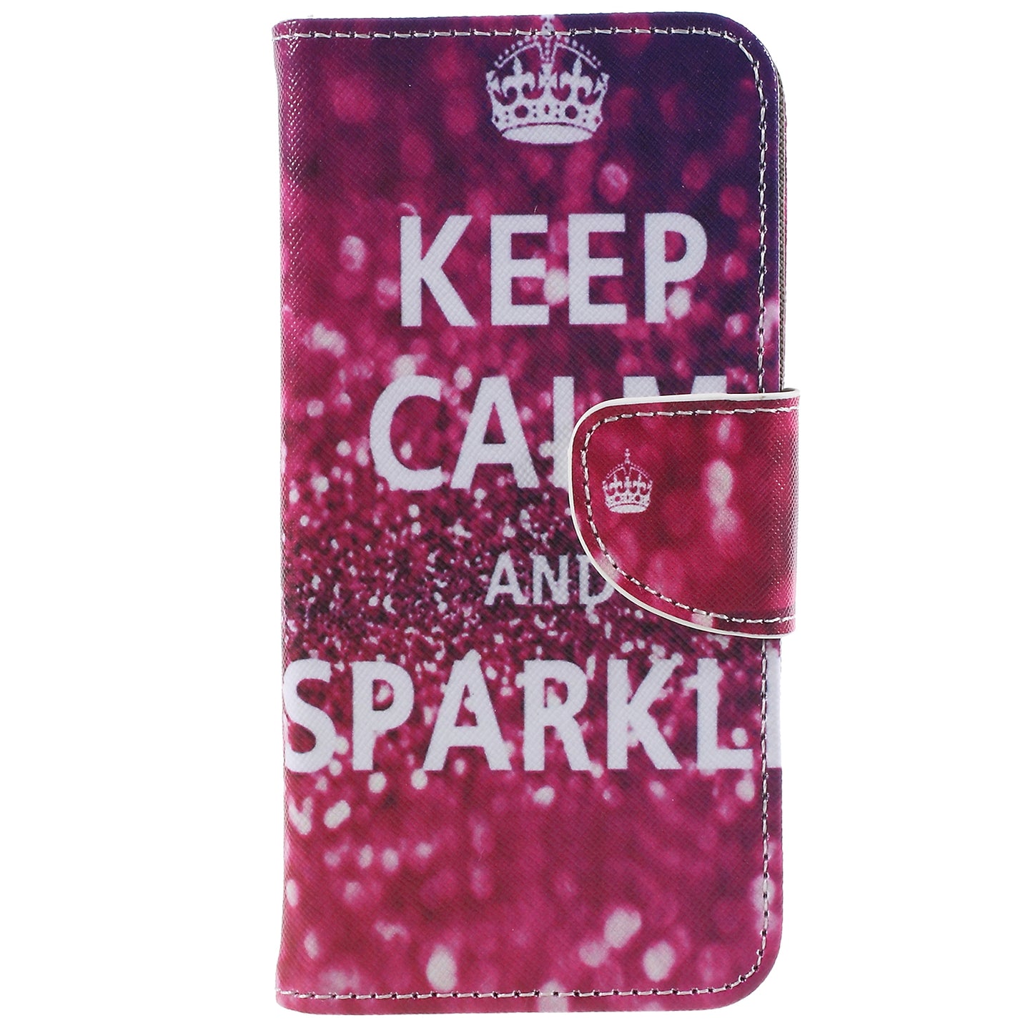 Pattern Printing Cross Texture Stand Wallet Leather Casing for Samsung Galaxy S9 G960