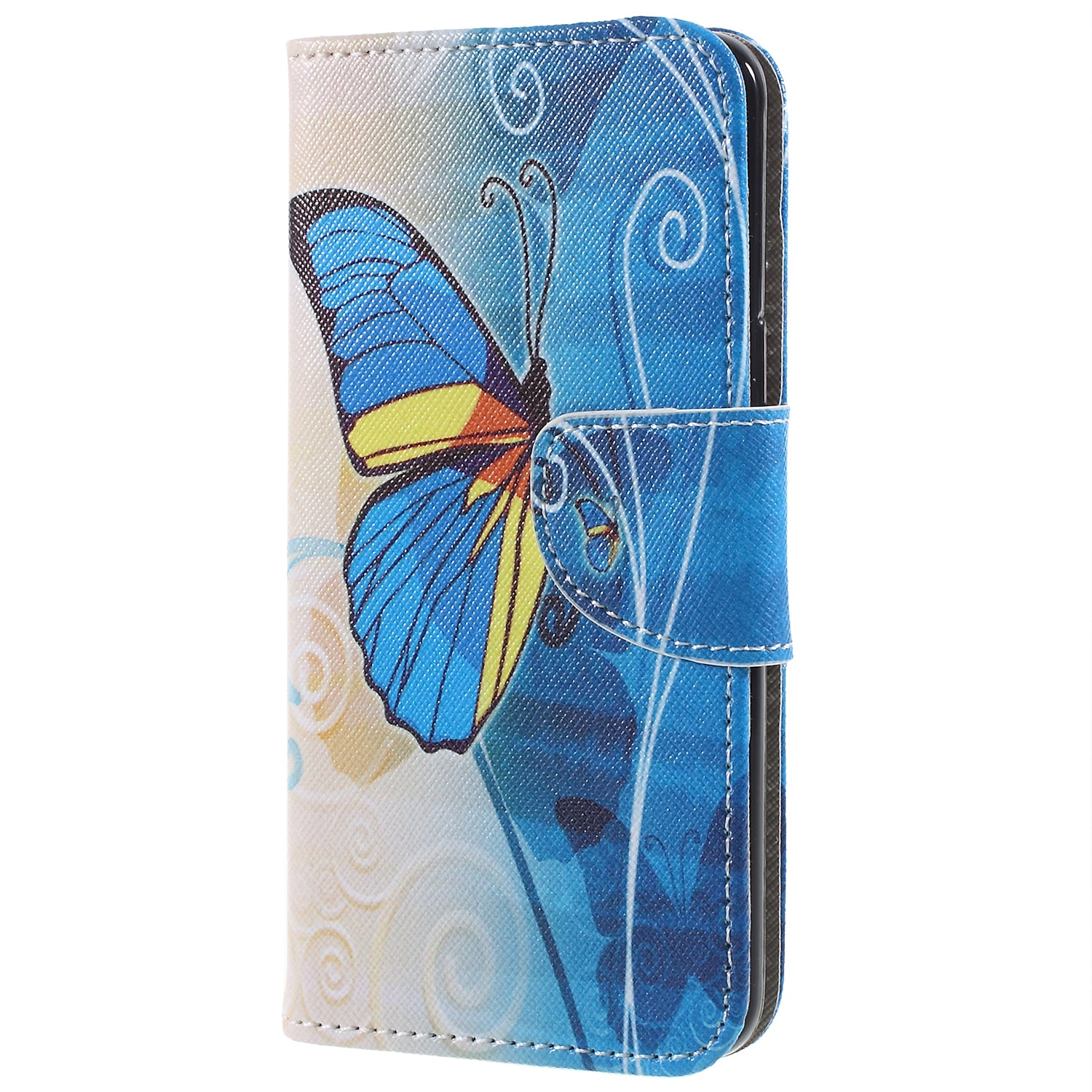 Pattern Printing Cross Texture Stand Wallet Leather Casing for Samsung Galaxy S9 G960