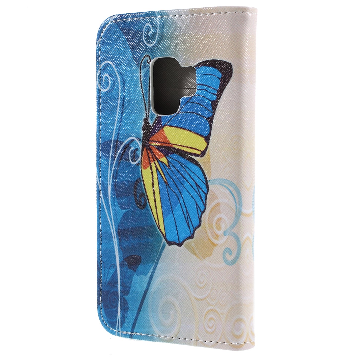 Pattern Printing Cross Texture Stand Wallet Leather Casing for Samsung Galaxy S9 G960