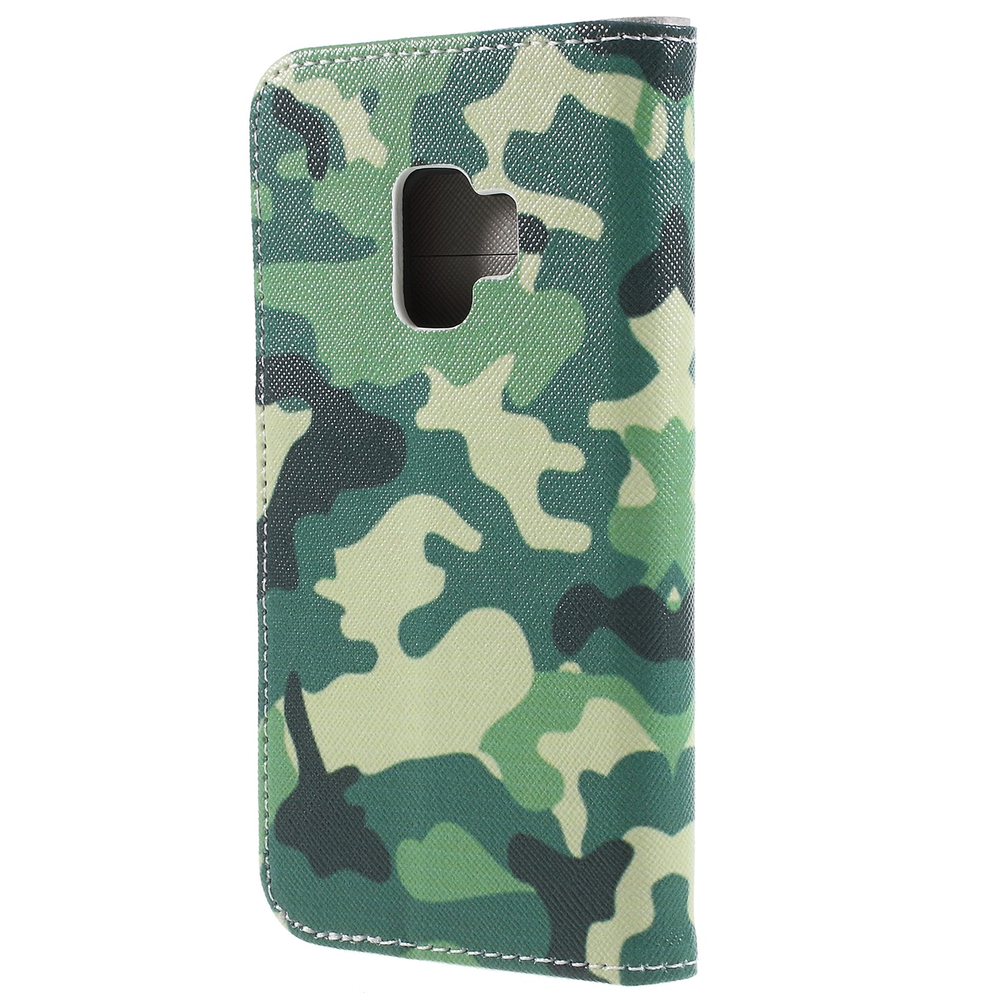 Pattern Printing Cross Texture Stand Wallet Leather Casing for Samsung Galaxy S9 G960