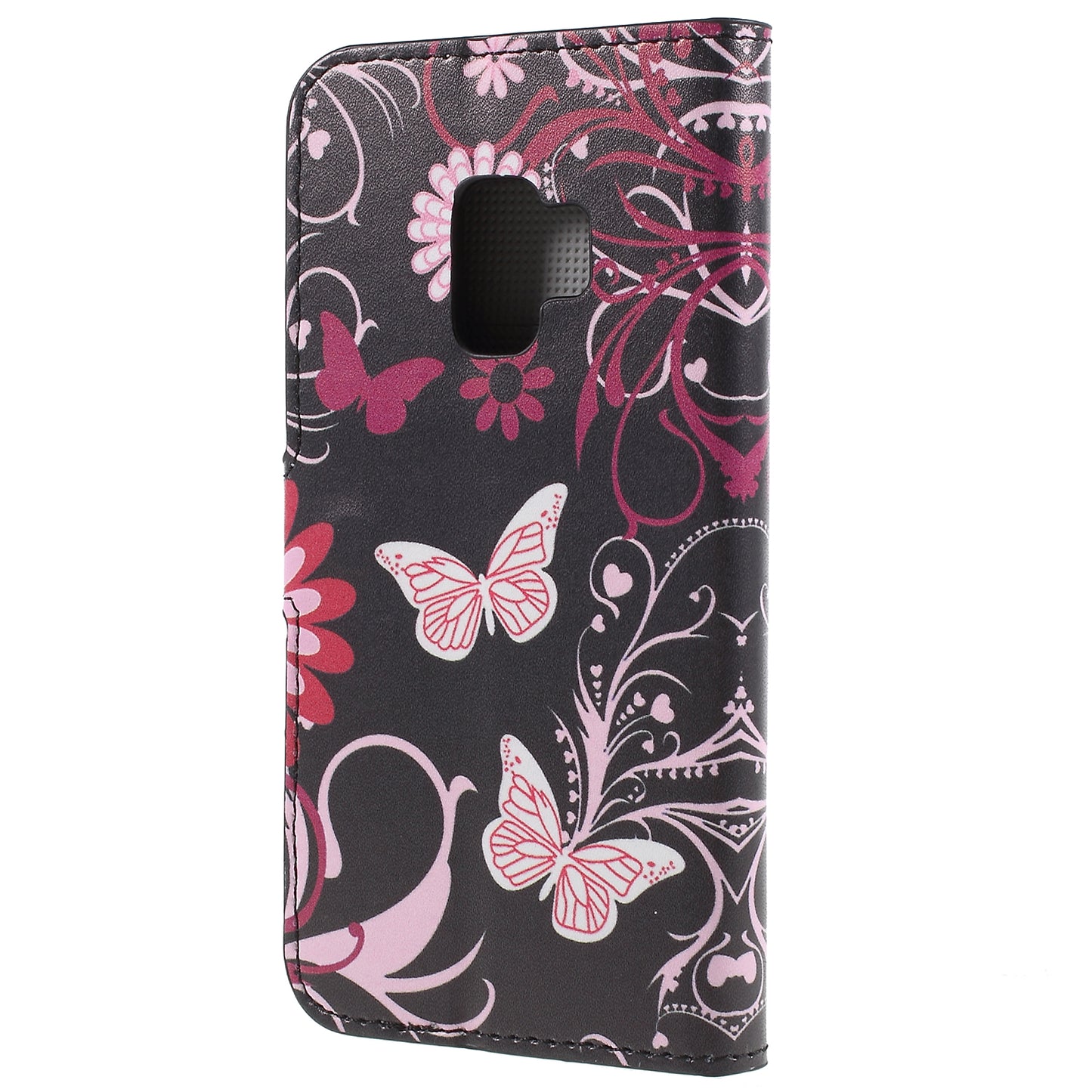Pattern Printing PU Leather Magnetic Wallet Stand Protective Phone Casing for Samsung Galaxy S9