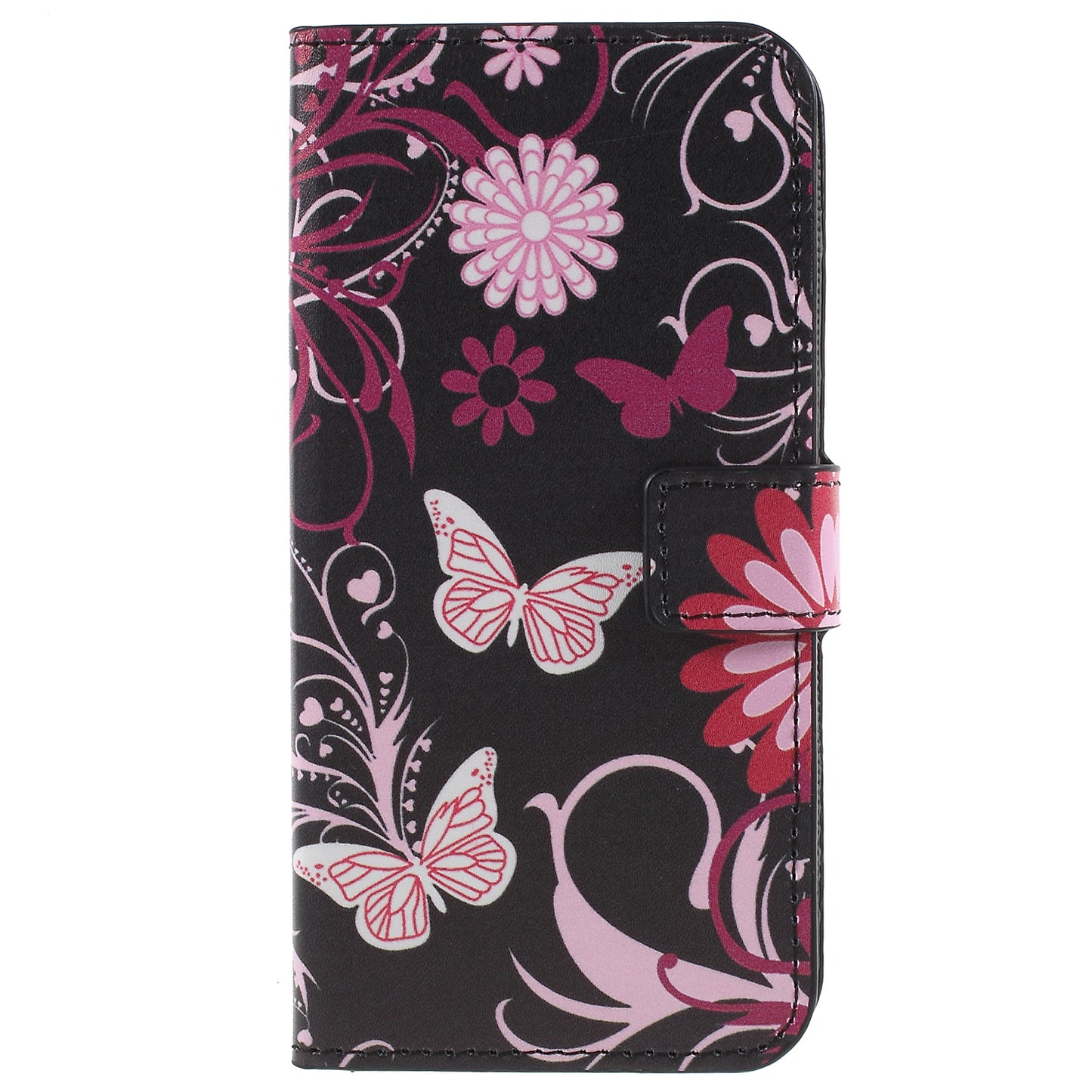 Pattern Printing PU Leather Magnetic Wallet Stand Protective Phone Casing for Samsung Galaxy S9