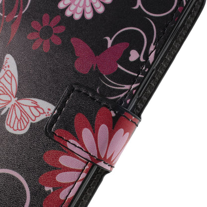 Pattern Printing PU Leather Magnetic Wallet Stand Protective Phone Casing for Samsung Galaxy S9