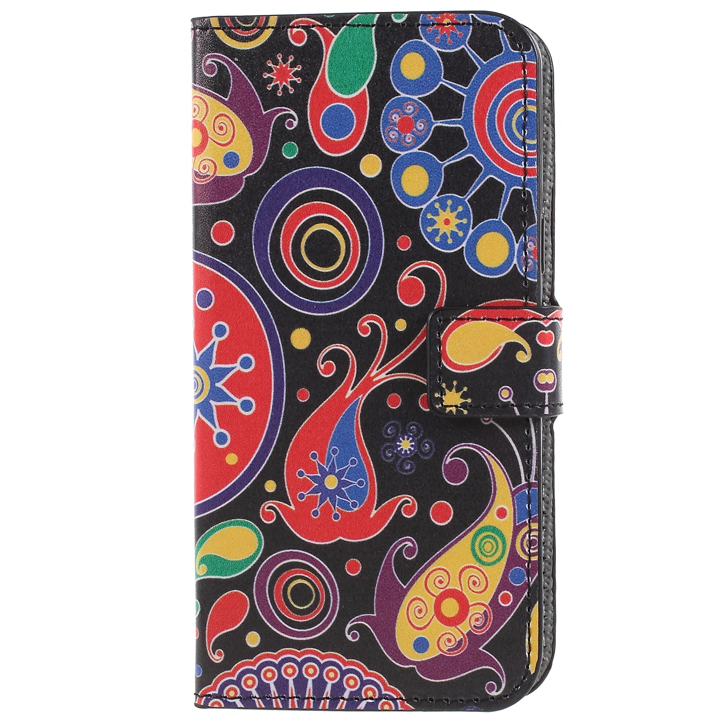 Pattern Printing PU Leather Magnetic Wallet Stand Protective Phone Casing for Samsung Galaxy S9