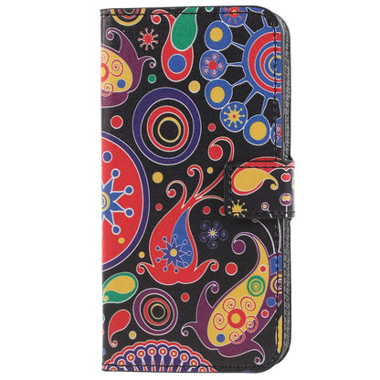 Pattern Printing PU Leather Magnetic Wallet Stand Protective Phone Casing for Samsung Galaxy S9