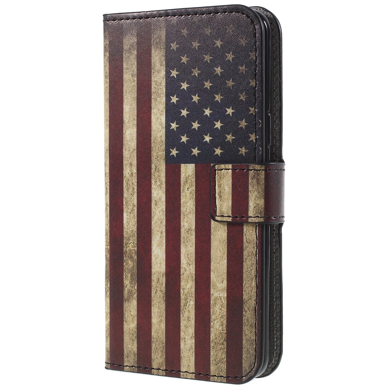 Pattern Printing PU Leather Magnetic Wallet Stand Protective Phone Casing for Samsung Galaxy S9