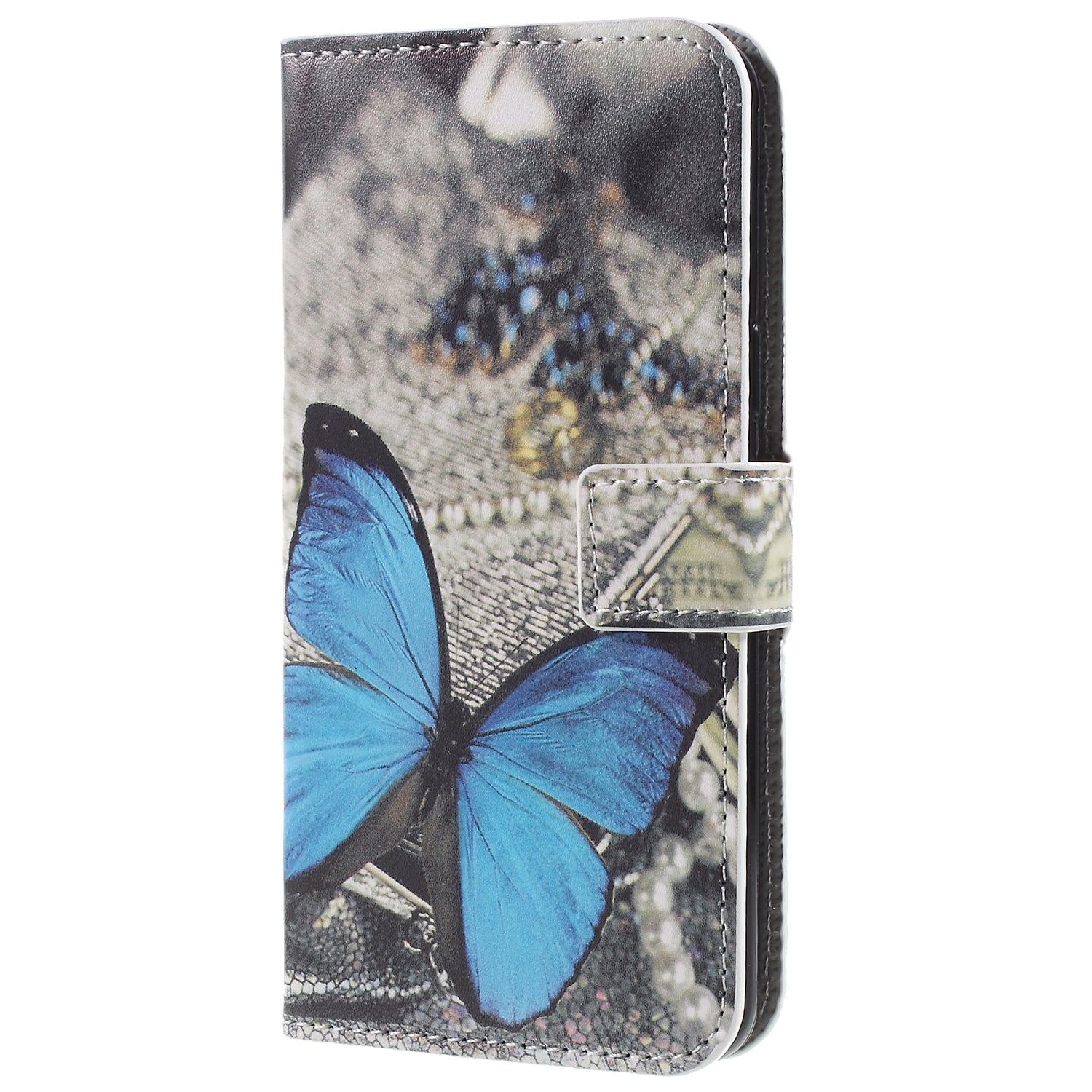 Pattern Printing PU Leather Magnetic Wallet Stand Protective Phone Casing for Samsung Galaxy S9