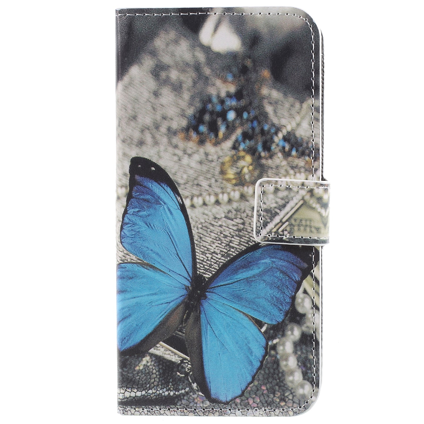 Pattern Printing PU Leather Magnetic Wallet Stand Protective Phone Casing for Samsung Galaxy S9