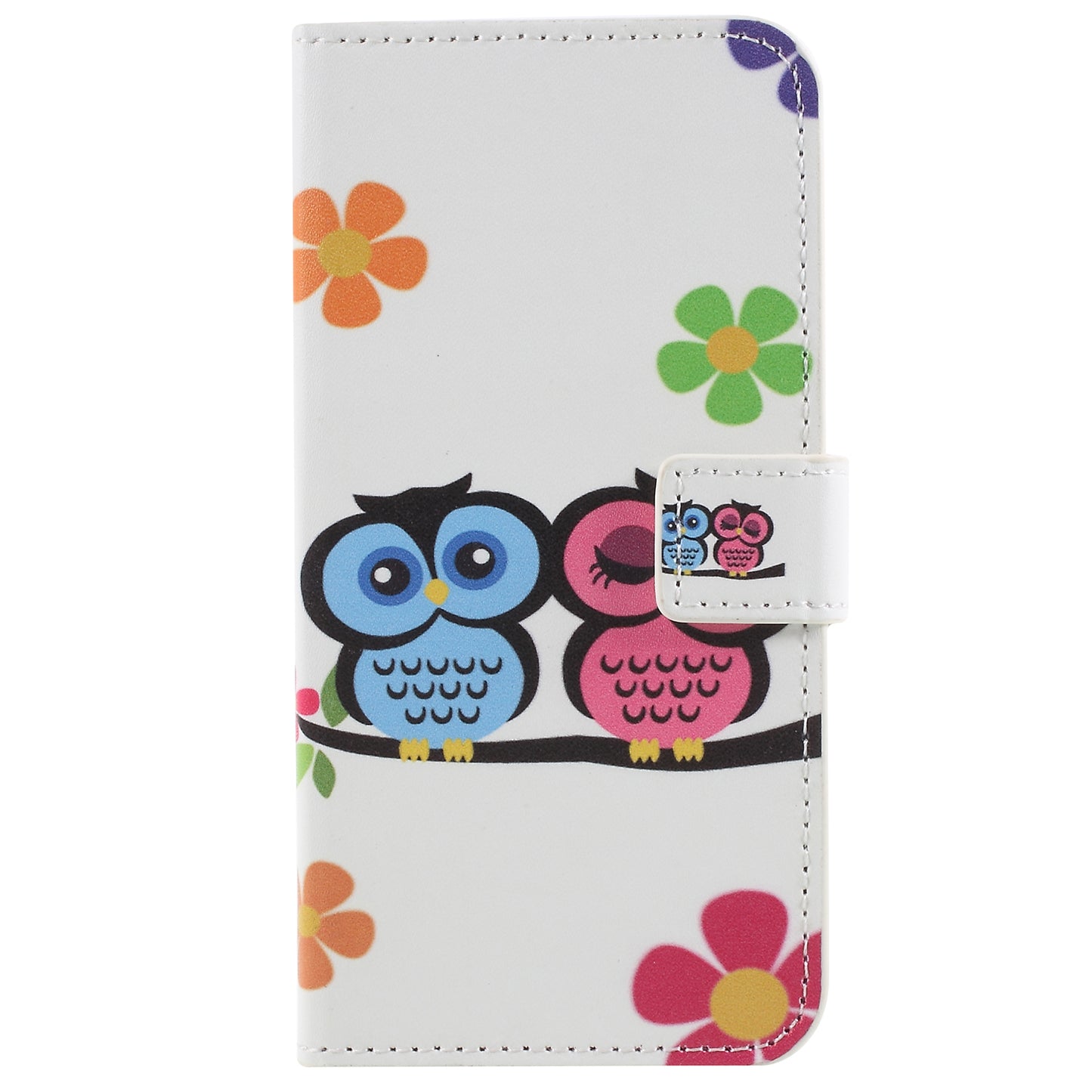 Pattern Printing PU Leather Magnetic Wallet Stand Protective Phone Casing for Samsung Galaxy S9