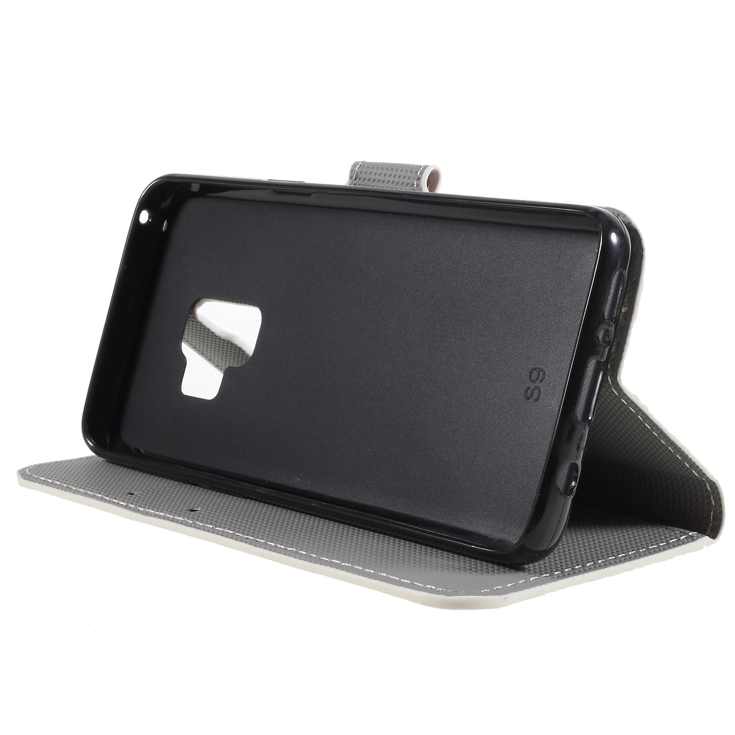 Pattern Printing PU Leather Magnetic Wallet Stand Protective Phone Casing for Samsung Galaxy S9