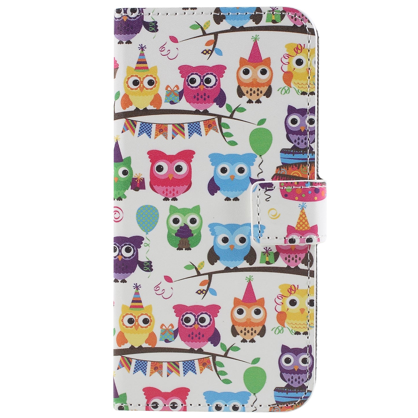 Pattern Printing PU Leather Magnetic Wallet Stand Protective Phone Casing for Samsung Galaxy S9
