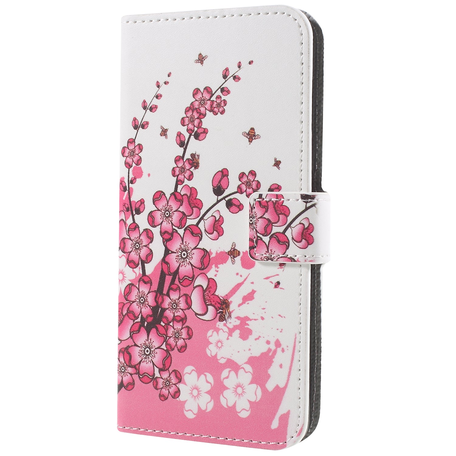 Pattern Printing PU Leather Magnetic Wallet Stand Protective Phone Casing for Samsung Galaxy S9