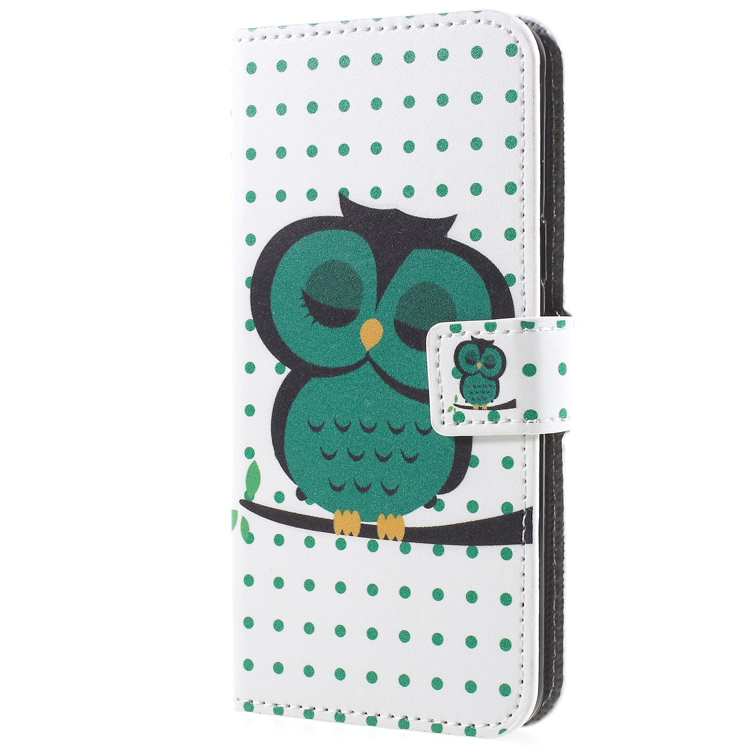 Pattern Printing PU Leather Magnetic Wallet Stand Protective Phone Casing for Samsung Galaxy S9