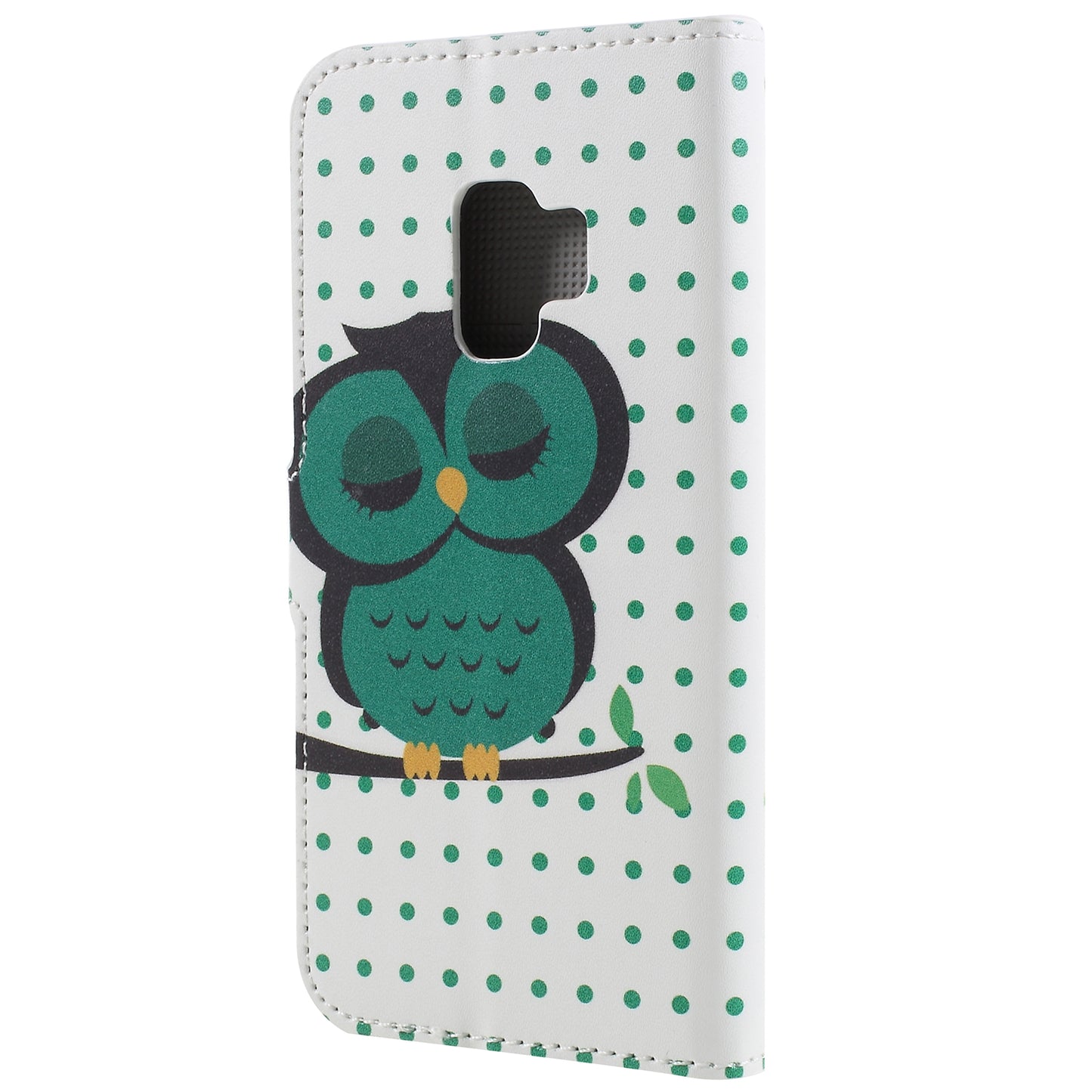 Pattern Printing PU Leather Magnetic Wallet Stand Protective Phone Casing for Samsung Galaxy S9