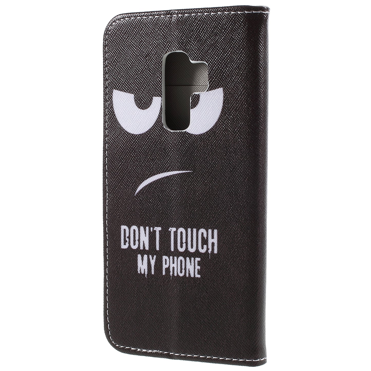 Pattern Printing Cross Grain Stand Wallet Leather Cell Phone Shell for Samsung Galaxy S9 Plus