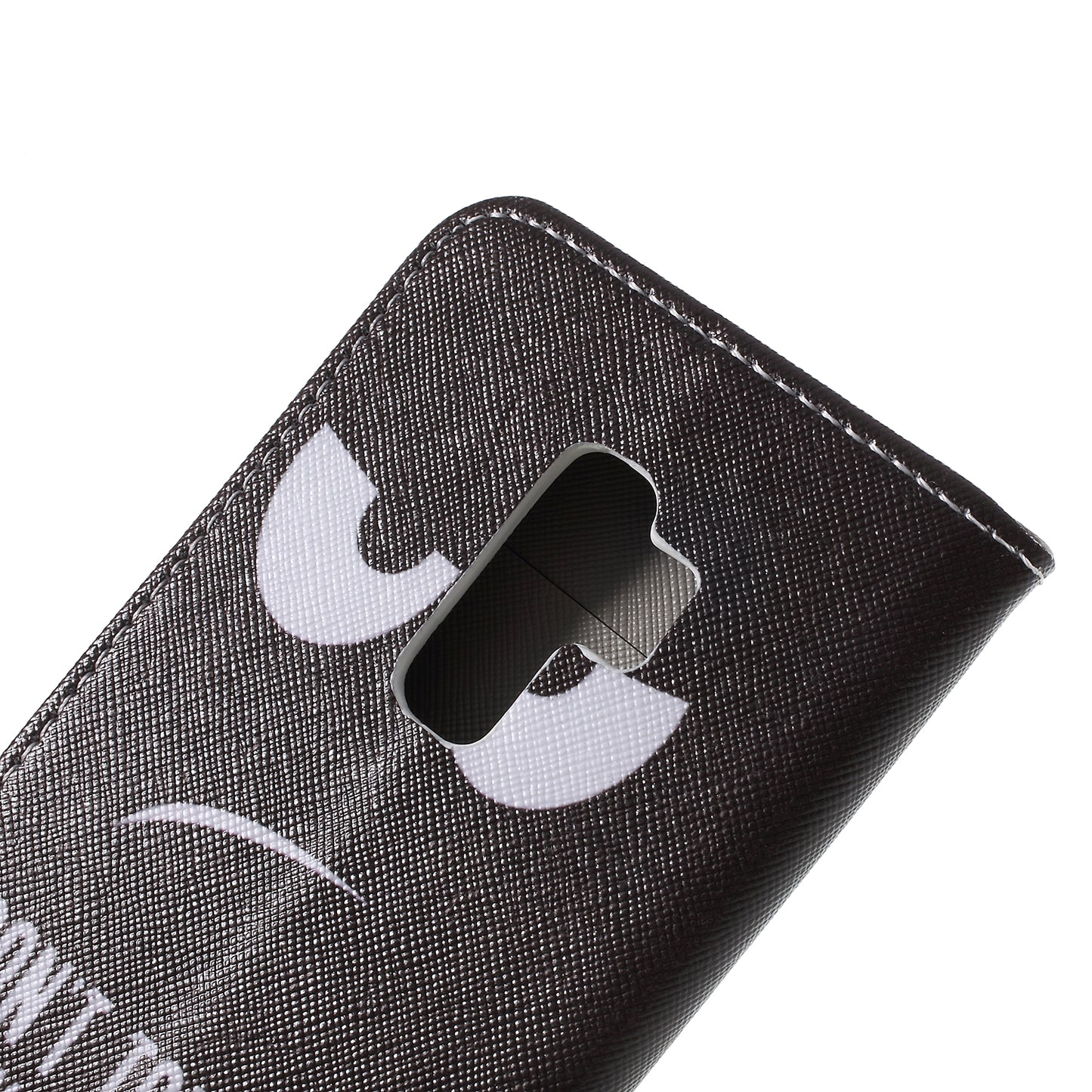 Pattern Printing Cross Grain Stand Wallet Leather Cell Phone Shell for Samsung Galaxy S9 Plus