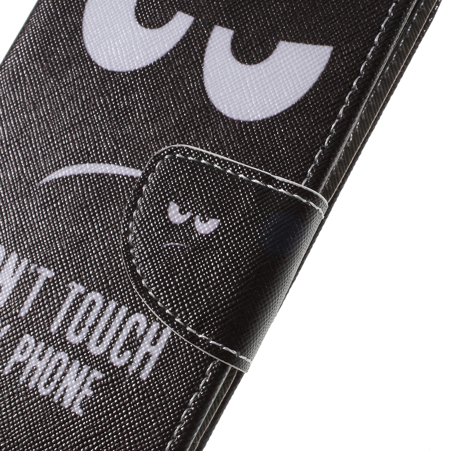 Pattern Printing Cross Grain Stand Wallet Leather Cell Phone Shell for Samsung Galaxy S9 Plus