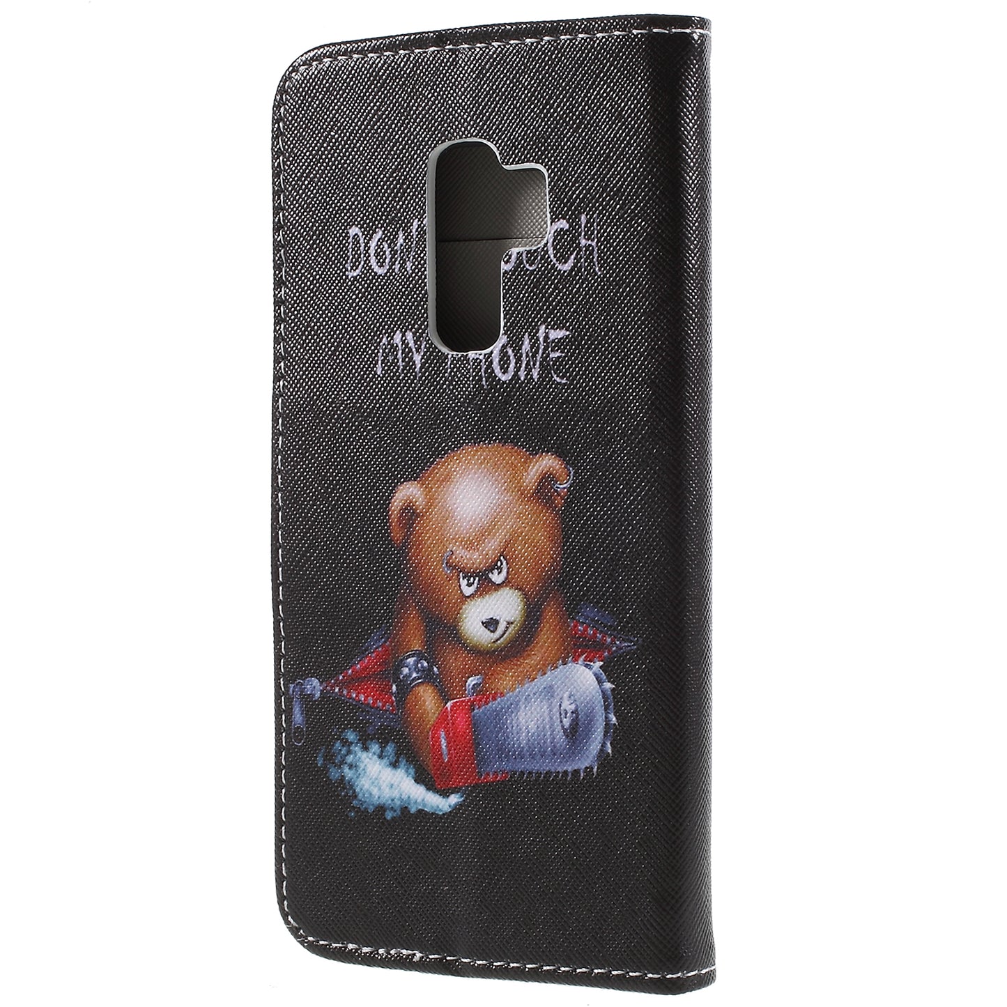 Pattern Printing Cross Grain Stand Wallet Leather Cell Phone Shell for Samsung Galaxy S9 Plus