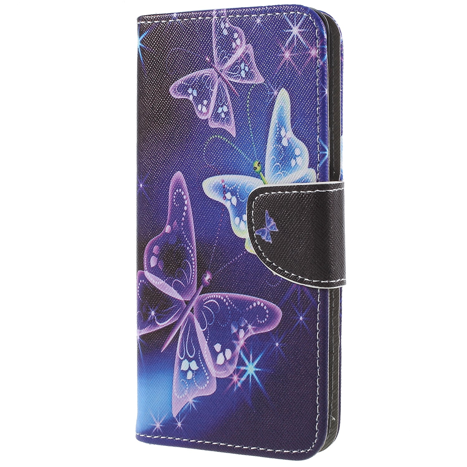 Pattern Printing Cross Grain Stand Wallet Leather Cell Phone Shell for Samsung Galaxy S9 Plus