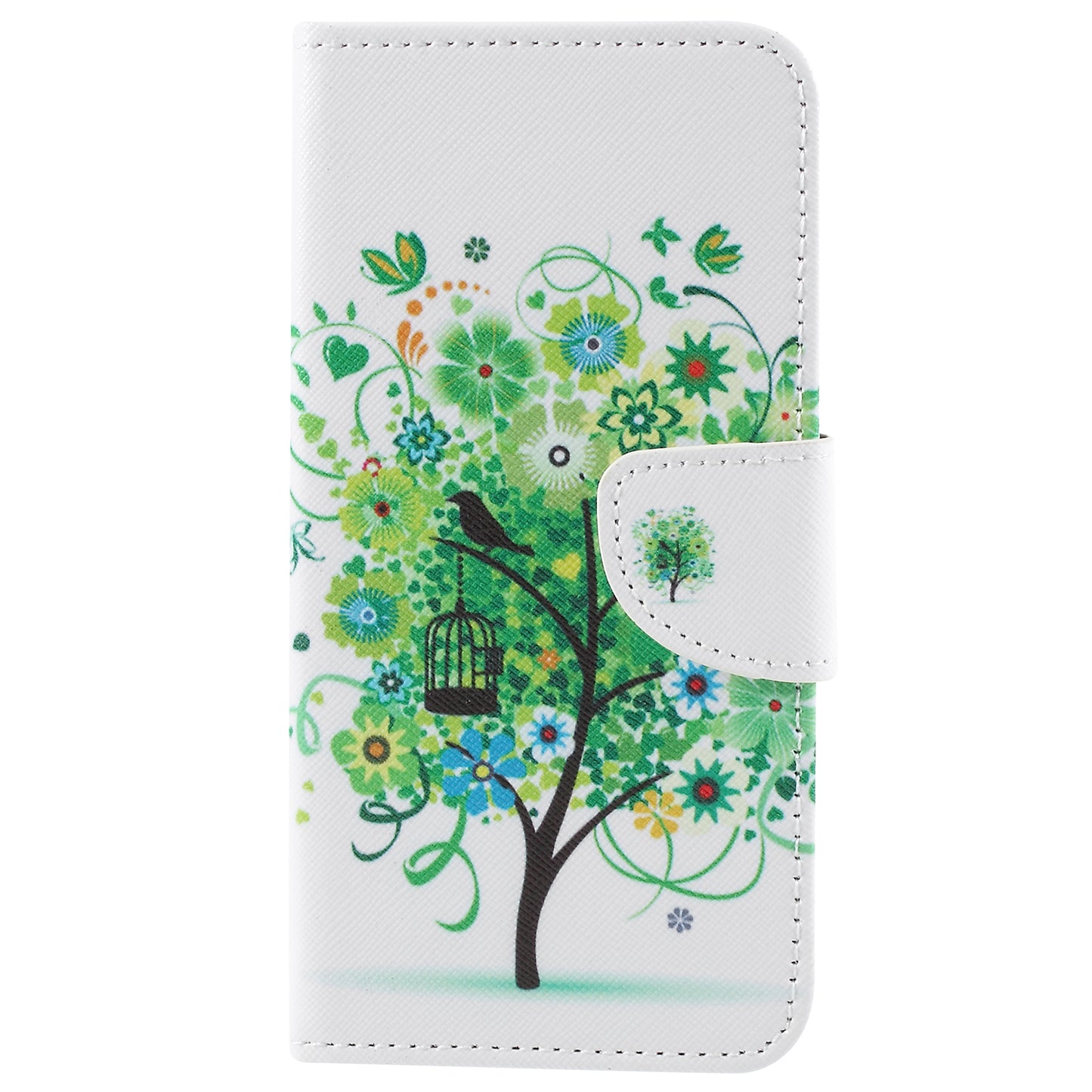 Pattern Printing Cross Grain Stand Wallet Leather Cell Phone Shell for Samsung Galaxy S9 Plus