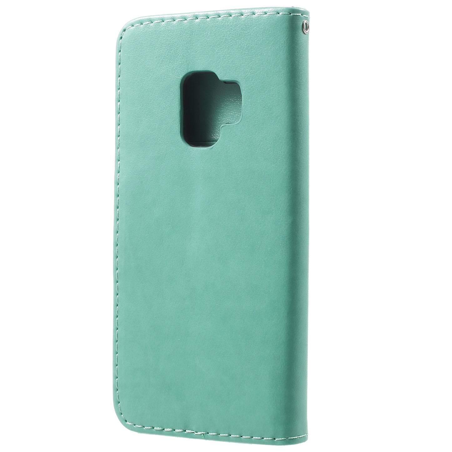 For Samsung Galaxy S9 G960 Imprint Butterfly and Flower Flip Leather Wallet Case