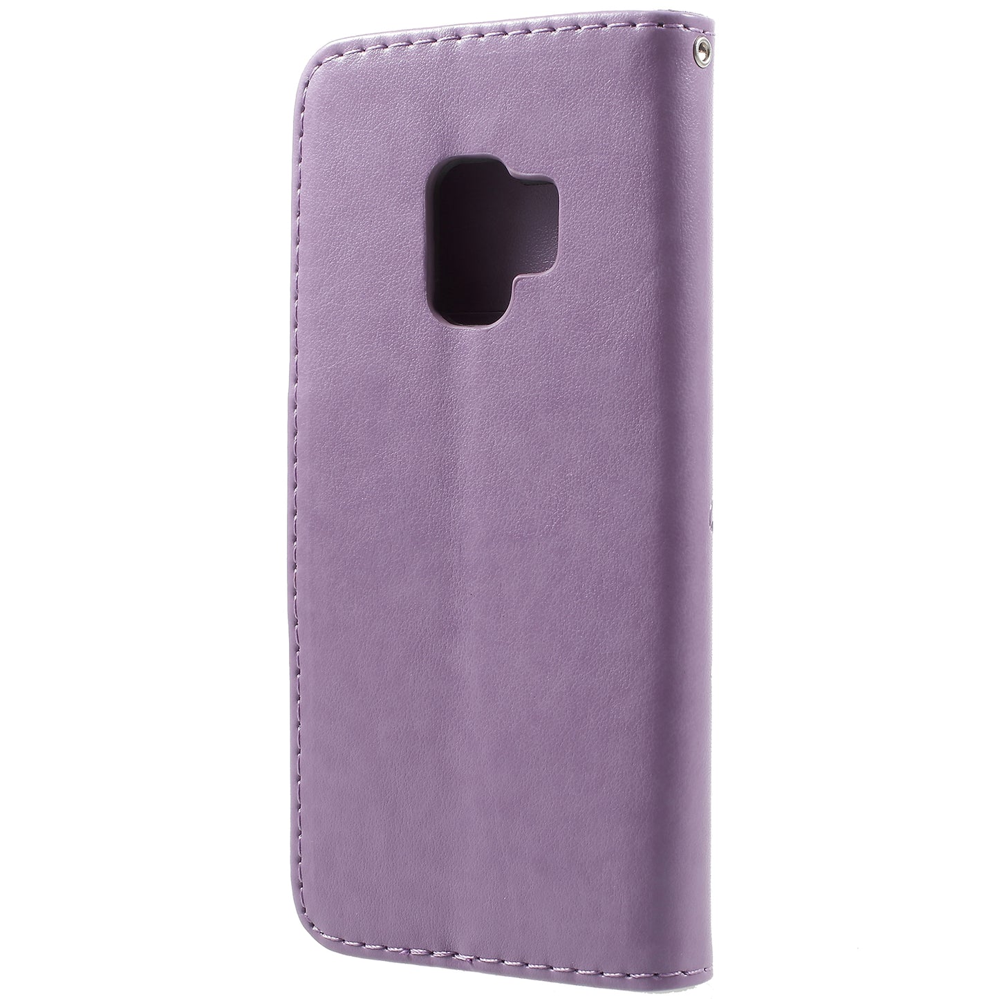 For Samsung Galaxy S9 G960 Imprint Butterfly and Flower Flip Leather Wallet Case